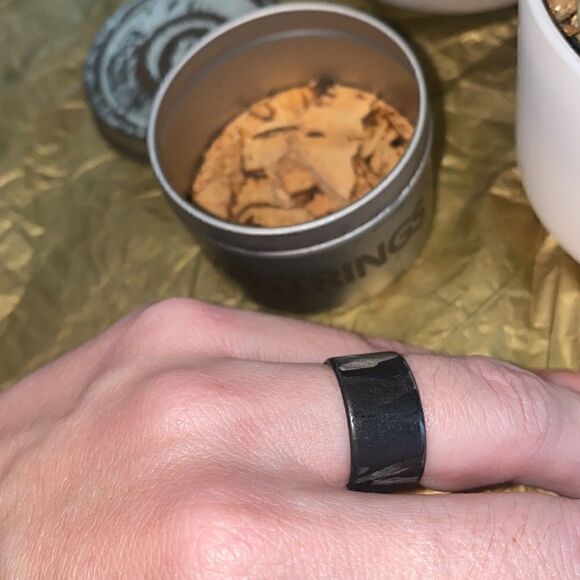 Element Ring Carbon Fiber Engagement Wedding Ring - Picture 4 of 13